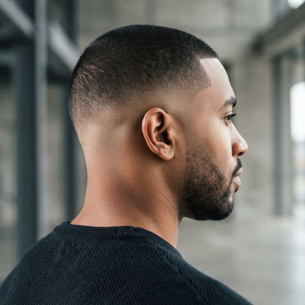 Classic Buzz with Mid Taper Fade