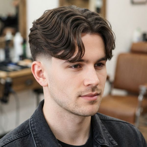 Curtain Fringe with Mid Taper Fade