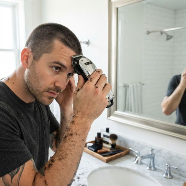 Cutting a Buzz Cut Yourself