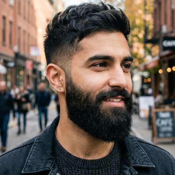 Full Beard Connect with Textured Top