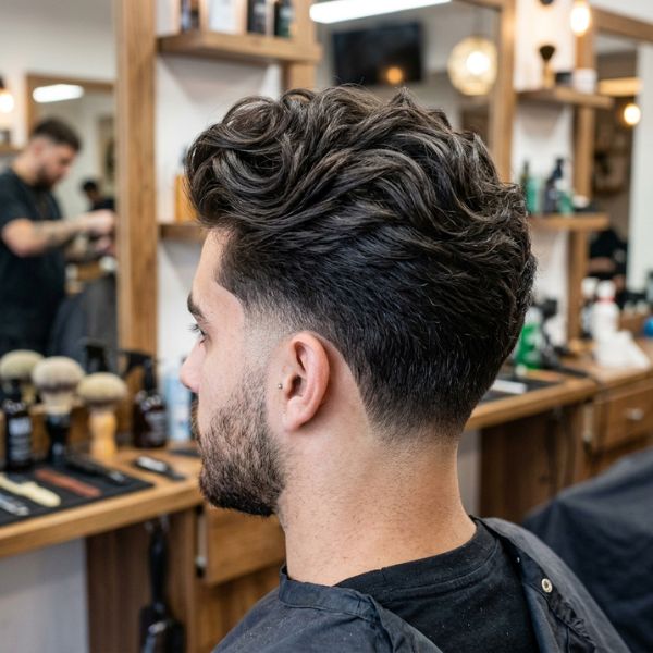 Mid Taper Fade Blowout