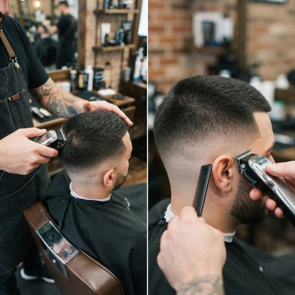 Mid Taper Fade Buzz Cut Tutorial