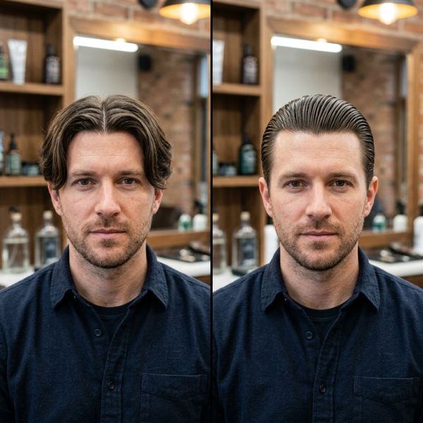 Middle Part vs Slick Back