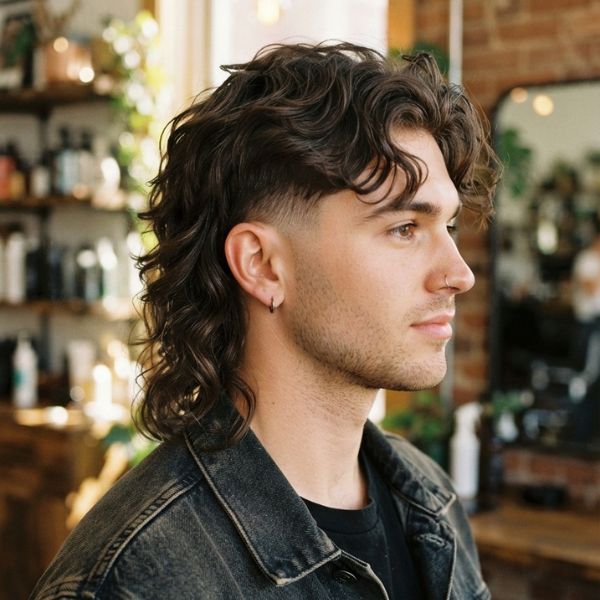 Wavy Mid Taper Mullet