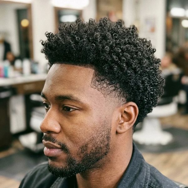 4A Coily Taper Fade