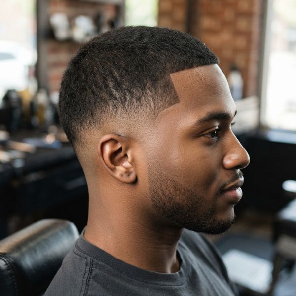Long Buzz Cut with Low Taper