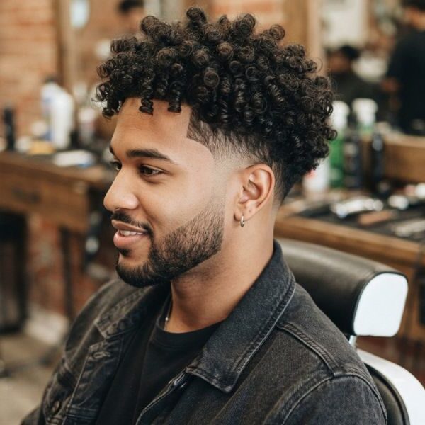 Low Taper Fade Is Perfect For Curly Hair