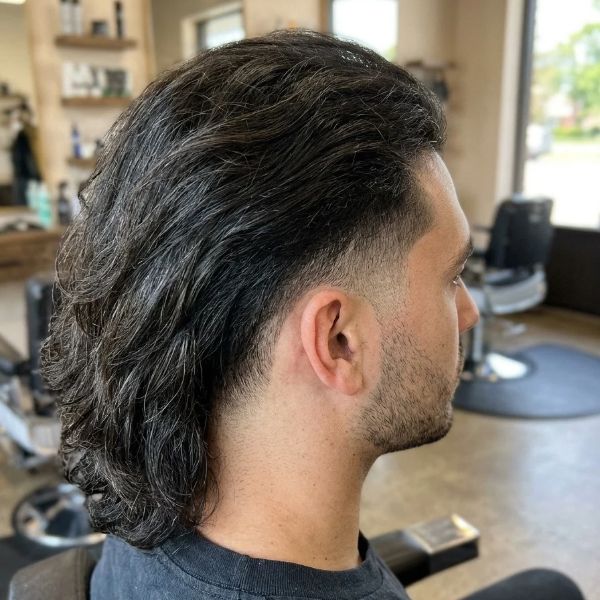 Low Taper Fade Long Hair