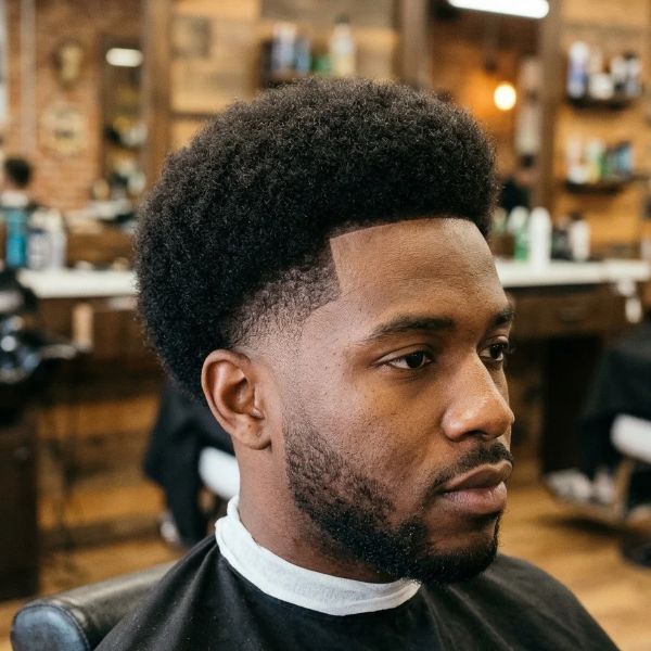 Mid Taper Fade Afro