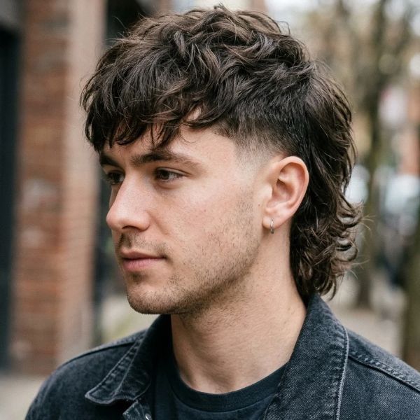 Skin Taper Fade Mullet